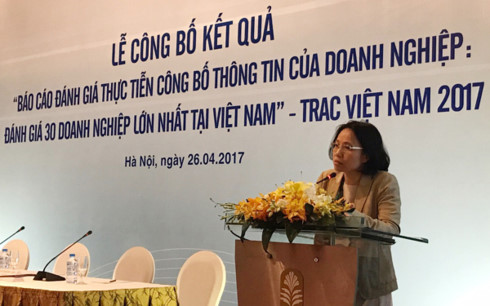 Minh bạch, công khai thông tin của 30 doanh nghiệp lớn nhất Việt Nam. (28/4/2017)